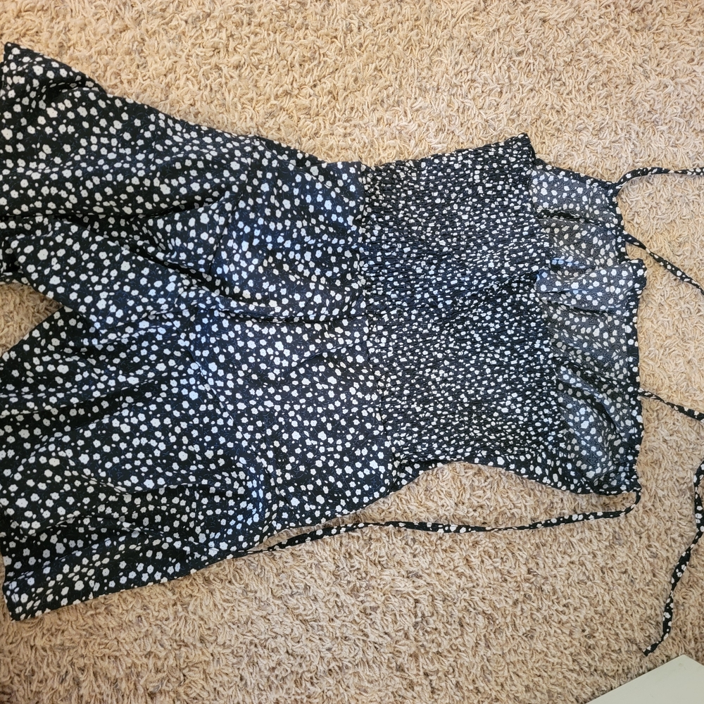 Black and White Polka Dot Dress